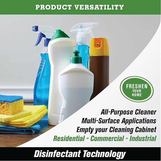 SNiPER Hospital Disinfectant, Odor Eliminator & All-Purpose Cleaner, Made in the USA, 32 Ounce Spray, 6-pack