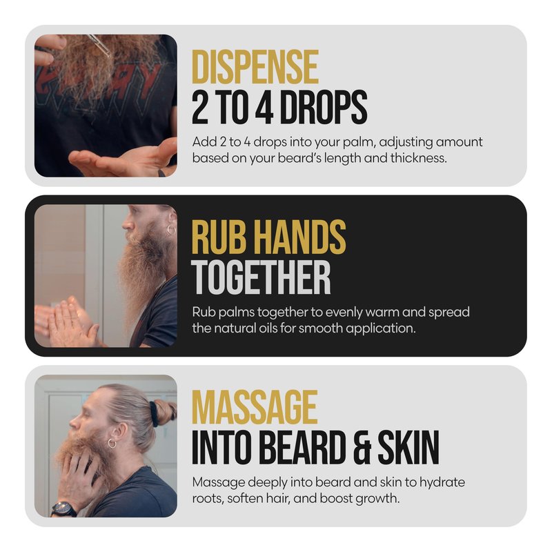 The Beard Struggle - Beard Growth Oil - Asgardian Secret, Gold Collection (1 Fl oz) - Night Liquid Elixir - Beard Oil for Men - Softens, Moisturizing, & Healthier Beard Growth