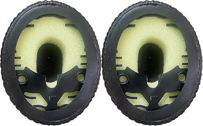 UOWGA Replacement Ear Pads for Bose QC3,Memory Foam Ear Cushion Cover Kit for Bose QuietComfort 3 Headphone Accessories- Black