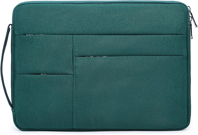 HYZUO 15-16 Inch Laptop Sleeve Bag for MacBook Pro 16 M5/M4/M3/M2/M1 Pro/Max A3428 A3429 2026-2019, 15" Surface Book, NoteBook Case for 15" 15.6" HP Dell Lenovo Asus Acer Samsung, Dark Green