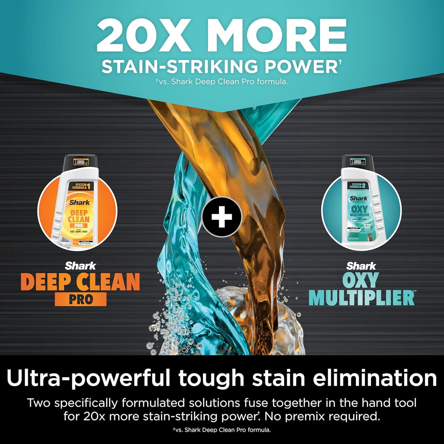 Shark StainStriker Portable Carpet Cleaner - Pet Mess Extractor & Odor Remover | White PX201