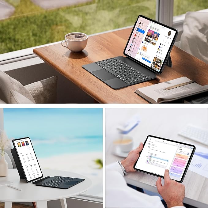 edaiser Detachable Keyboard Case for iPad Pro 13 inch (M4 2024) & (M5 2025)