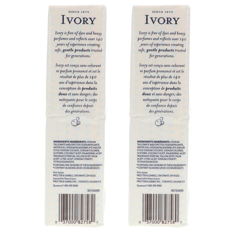 Ivory Original 10-Count: Bath Size Bars (4 Oz), 38.8 Ounce (Pack of 2)
