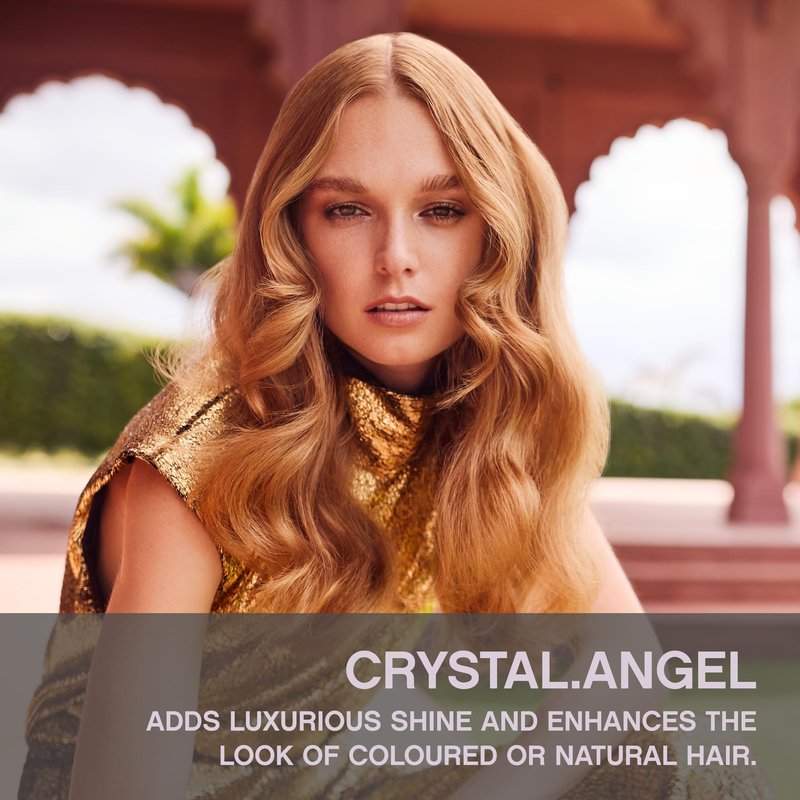 KEVIN.MURPHY CRYSTAL.ANGEL - Colour Shine Hair Treatment - For Colour Gloss - For Coloured or Natural Hair - For Blonde & White Tones - Repair & Shine - 250 mL / 8.4 fl oz