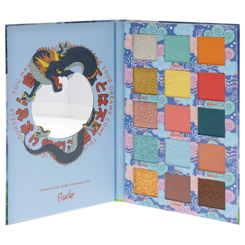 Manga Collection Pressed Pigments and Shadows Palette - Adventures of Rudeko by Rude Cosmetics for Women - 0.77 oz Eye Shadow