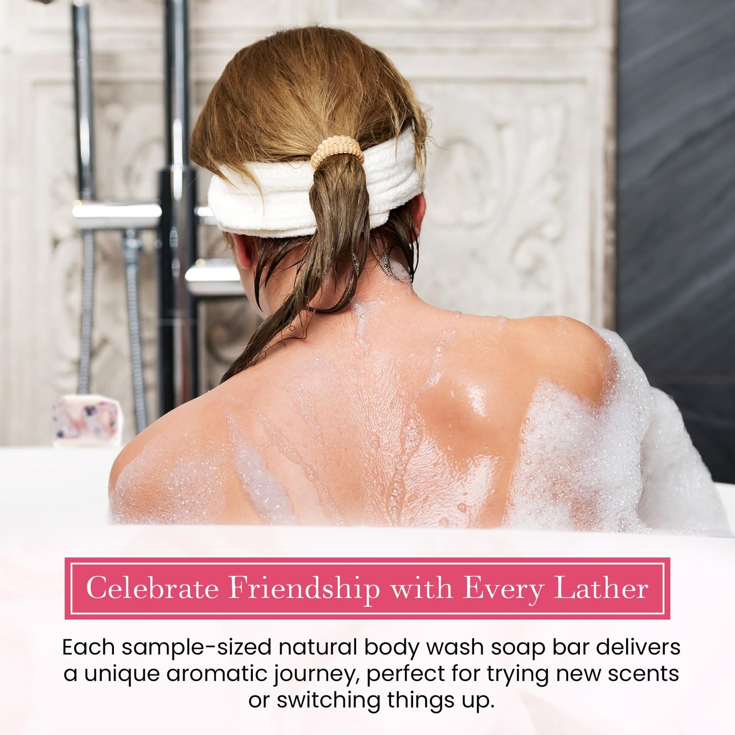 FinchBerry Thank You for Being a Friend Gift Set – Best Friends & Friendship Gifts for Women & Men – Includes 4 Handmade Natural Bar Soaps (4.5 oz Each)