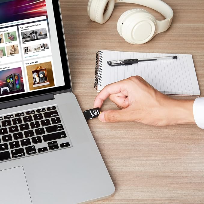 Amazon Basics 256GB microSDXC Memory Card with Adapter for Action Cameras, Full HD, Drones, Tablets, Smartphones, Read Speed Up to 200MB/s, 1-Pack