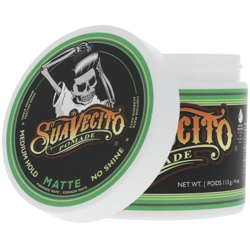 Suavecito Pomade - Matte Hair Paste for Men | Medium Hold, 4 oz - Natural Texture Styling