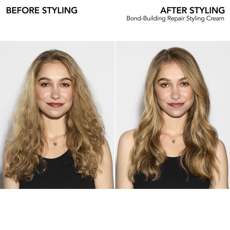 Bumble and bumble. Bond-Building Hair Repair Styling Cream | Makes Hair 3x Stronger Instantly | Prevents Split Ends | Heat Protectant | For All Damaged Types, 5 Fl Oz