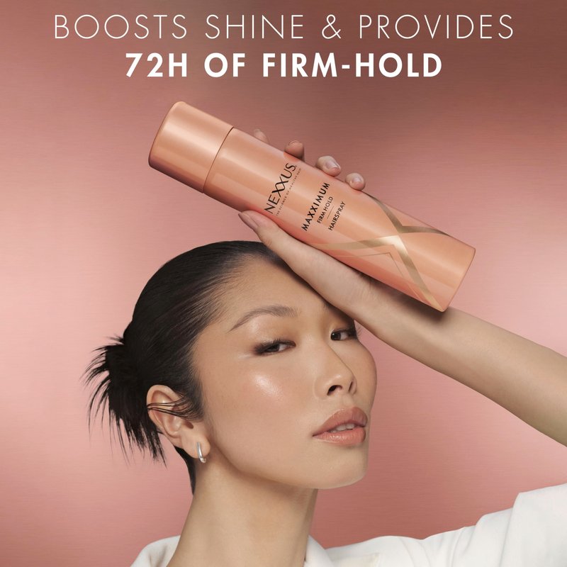 Nexxus Styling Spray Maxximum Finish Firm Hold Hairspray Powered by STYLEPROTECT Technology 10 oz