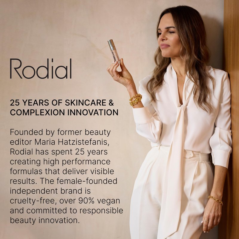 Rodial Vitamin C Brightening Facial Cleanser 4.6 fl oz - Daily Gel Face Wash with Vitamin C, Glycolic & Lactic Acids for Smoother, Firmer, More Radiant Skin