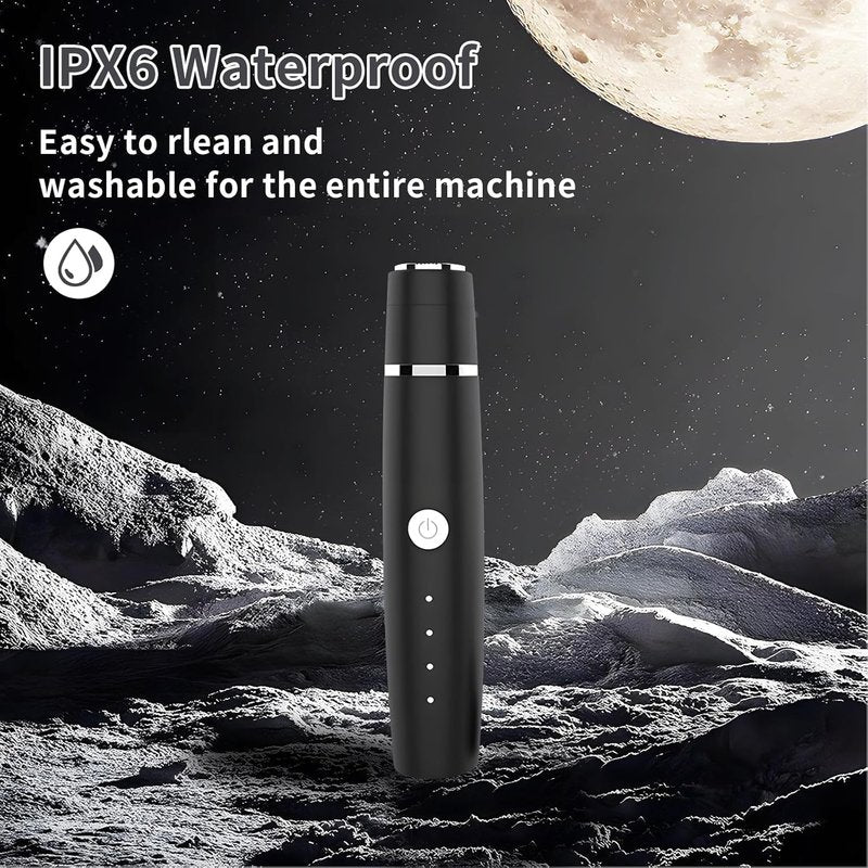 Nose Hair Trimmer - 3-in-1 Electric Shaver for Men & Women | Waterproof & Rechargeable, Portable Design (Black)