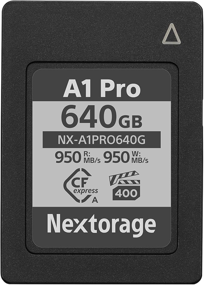 Nextorage Japan CFexpress Type A Card NX-A1PRO 640GB VPG 400 Ultra Fast Read 950MB/s Write 950MB/s