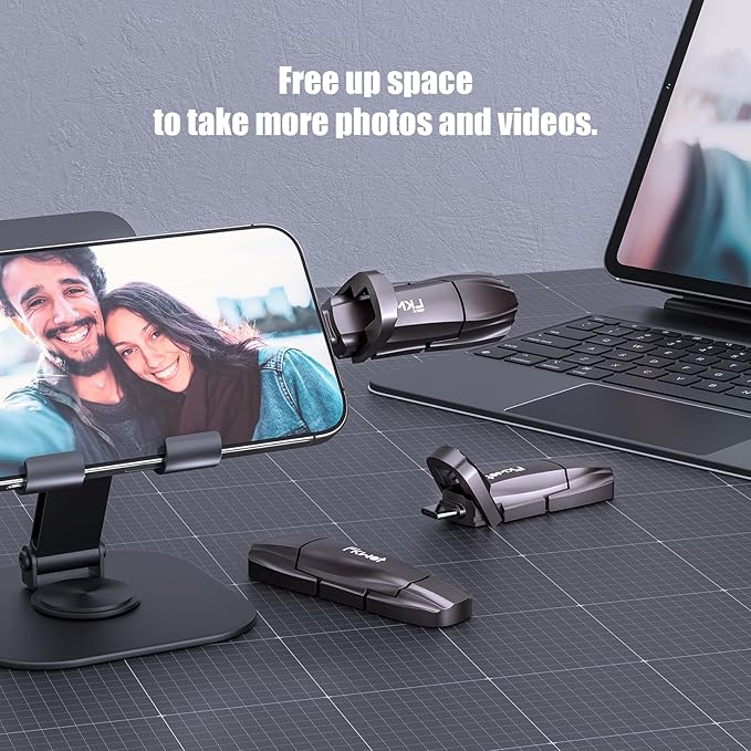 Fikwot FU388 External Solid State Drive 1TB, Up to 1000MB/s for Data Storage,Dual-Port Stick Design with USB-A & Type-C Expansion of Storage for iPhone 15/16 /Android/PC/Mac/Laptop