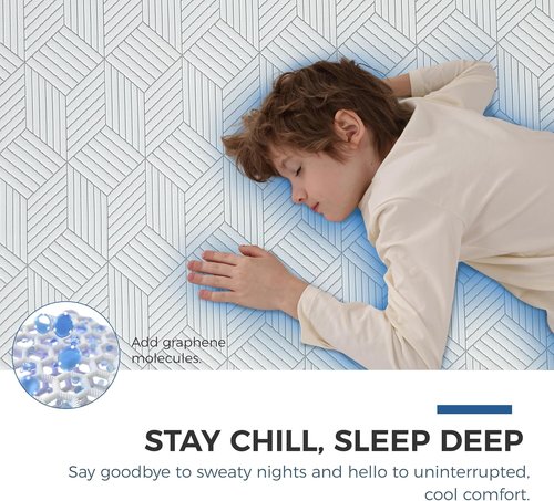 FATHOM Firm Twin Mattress - 6 Inch Memory Foam for Back Pain Relief | Cool Sleep with Gel Foam