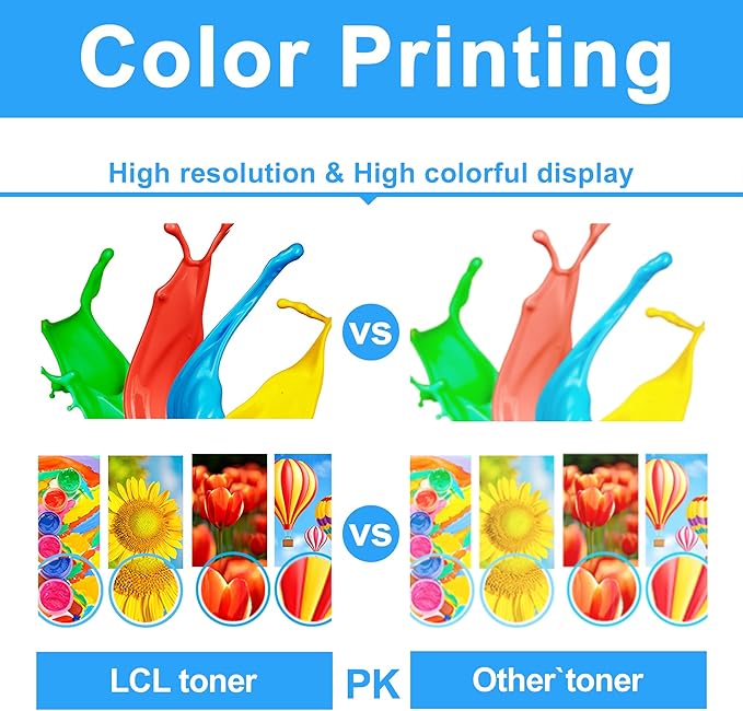 M880 827A Toner Cartridge Set Replacement for HP 827A CF300A CF301A CF302A CF303A Toner Cartridge Compatible with Flow MFP M880z M880z+ M880z+NFC Managed Flow M880zm (4-Pack KCMY)