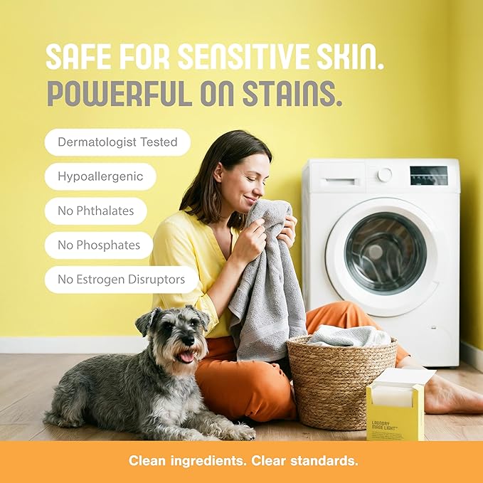 Proofed! Laundry Detergent Sheets, 64 Count, Sport Scent, The Only 100% Plastic-Free Sheet, No PVA or PVOH, Hypoallergenic, Bio-Based Ingredients, Made in USA, 2 Boxes