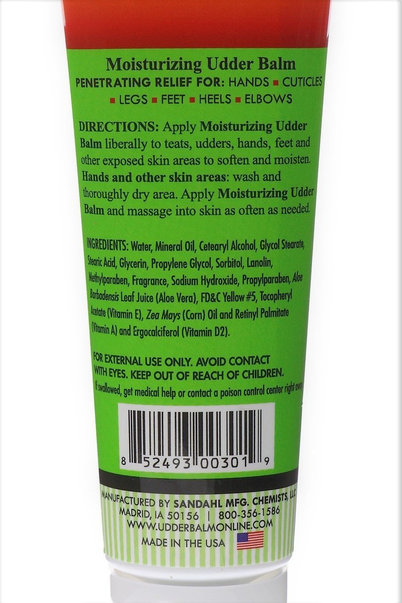 Happy Cow Udder Balm - Moisturizing Formula for Dry Skin | 3 oz.
