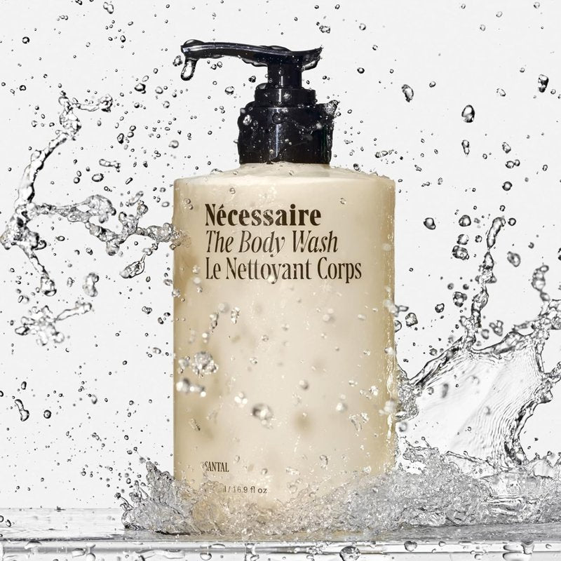 Nécessaire Body Wash Santal - Multi-Oil Shower Gel for Sensitive Skin | 500ml/16.9 fl oz