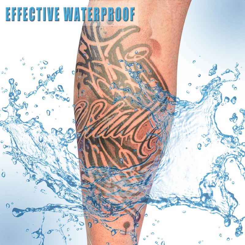 Tattoo Aftercare Bandage - 6in ×10yd Second Skin Tattoo Bandages Tattoo Cover Up Tape Waterproof Derm Shield Tattoo Wraps for Healing Tattoo Cover for Swimming Tattoo Protection Film（0.01mm）