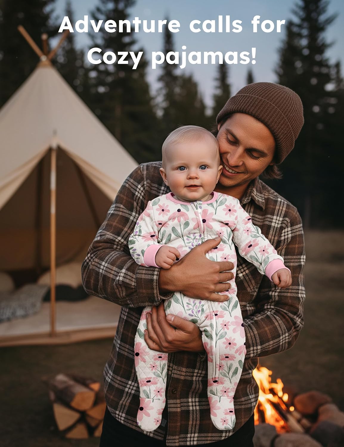 Yoofoss Organic Cotton Baby Pajamas - Warm Quilted Sleepers for Newborns | 0-3, 3-6, 6-9 Months