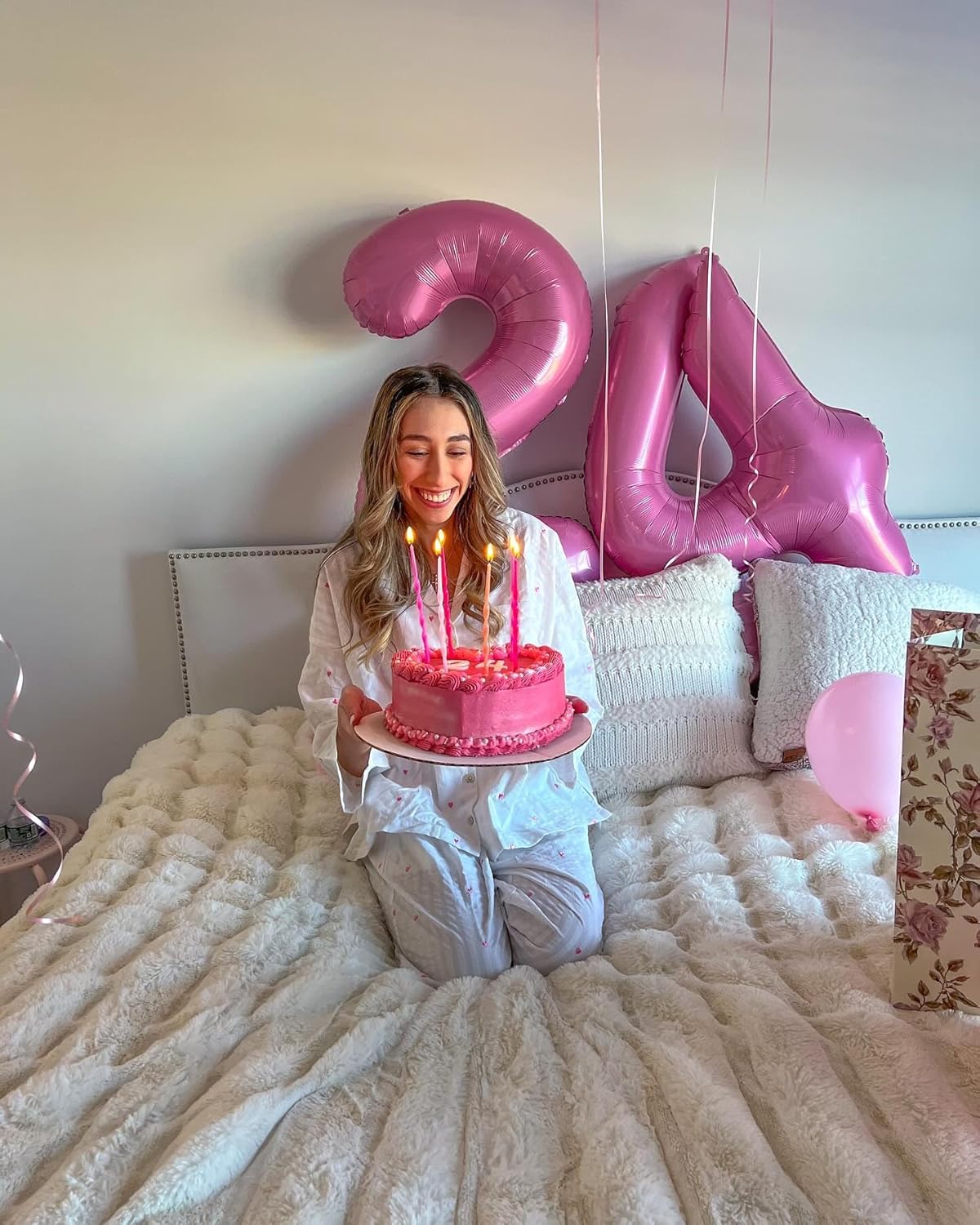 Pink Number Balloon - 40 Inch 0 Balloon for Birthday Decorations | Party Supplies for Women