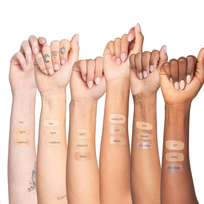 Colorescience FLEX Tinted Mineral Sunscreen SPF 50, Tone-Adapting Buildable Coverage with Zinc Oxide, Environmental Defense Against Blue Light & Pollution, For All Skin Tones, 1.8 fl. oz., Medium