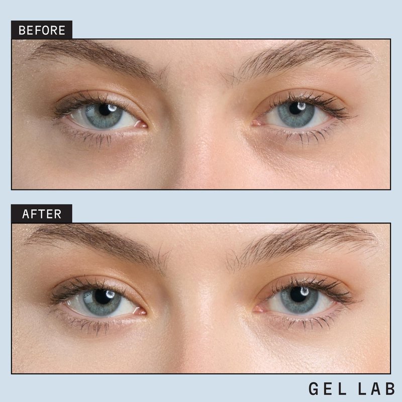 Gel Lab REGLOW Hyaluronic Acid & Caffeine Korean Skincare Eye Patches for Puffy Eyes, Dark Circles, and Wrinkles - Hydrating Under Eye Mask - 60 Gel Patches