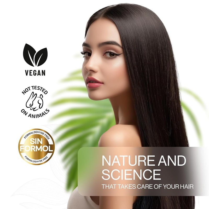 Brazilian Straightening Kit - Extra Hydrating Keratin Treatment with Hyaluronic Acid & Argan Oil | Formaldehyde Free