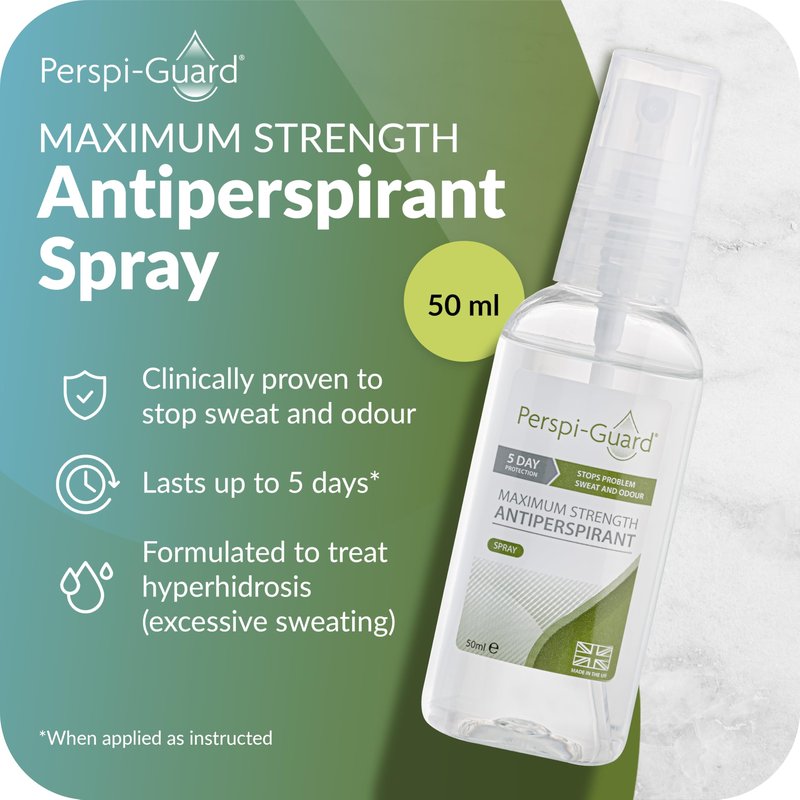 Perspiguard Maximum Strength Antiperspirant 50ml - 5 Day Protection