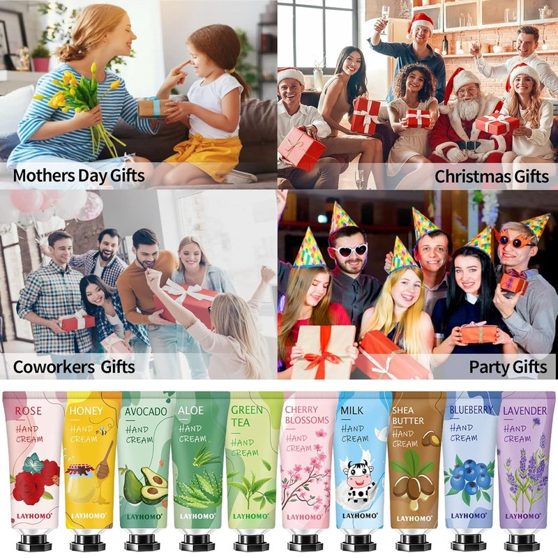 Hand Cream Bulk Set - 74 Pack Travel Size Moisturizers | Perfect Easter Basket Stuffers & Gifts for Moms, Teachers, Nurses