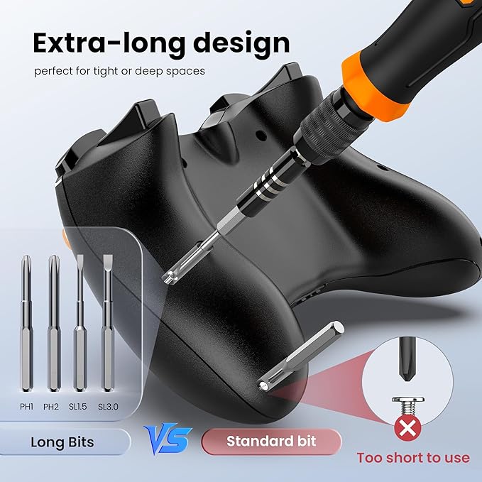 JOREST 152 in 1 Precision Screwdriver Set, Tool Gifts for Men, Magnetic Repair Tool Kit for Electronics, Macbook, Laptop, PC, RC, PS5, iphone,Jewelers, XBOX, Glasses