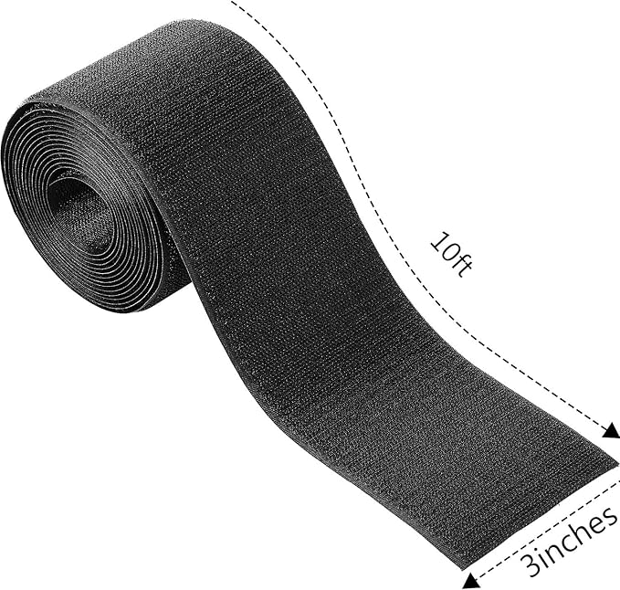 Cable Floor Strip Cord Grip Floor Cable Protector Carpet Cables Management, Hold Cords in Place, Keep Cables Organized, Protect Cords and Prevent a Trip Hazard, 3 Inch x 10 Feet