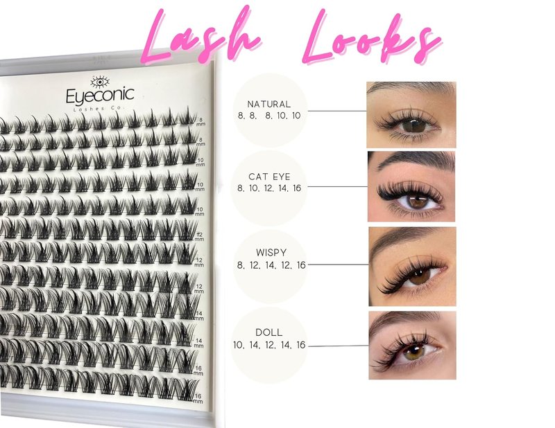 Eyelash Extension Kit - DIY Eyelash Application Tools for Stunning Lashes | Black