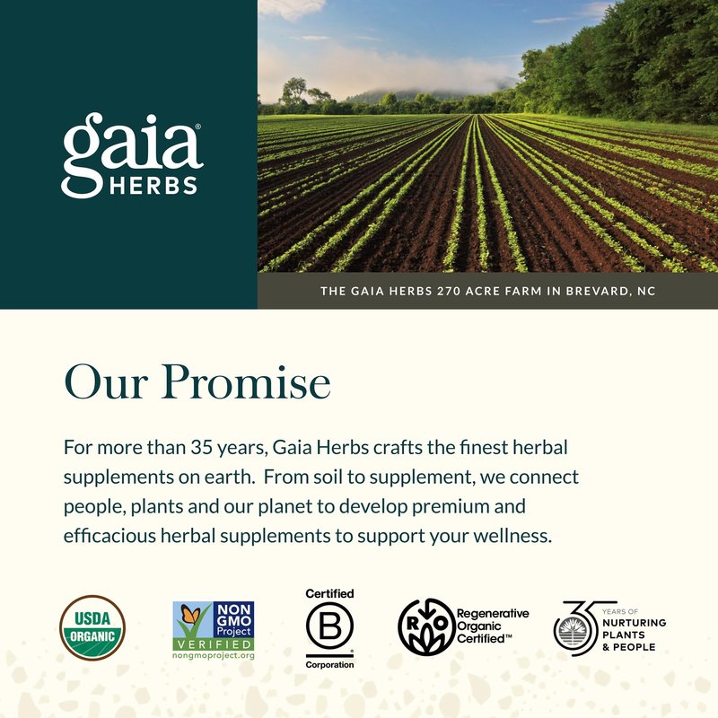 Gaia Herbs Echinacea Supreme - Immune Support Supplement - Echinacea Purpurea & Angustifolia Blend to Support Immune System* - 60 Vegan Liquid Phyto-Caps (30 Servings)