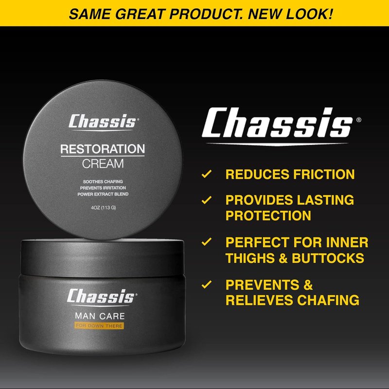 Chassis Talc-Free Body Powder for Men - Unscented Moisturizing Skin Protectant Bundle