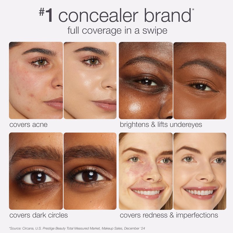 tarte shape tape concealer – Full-Coverage Creaseless Soft Matte Finish, Brightening Under-Eye & Face Makeup, 16hr Longwear, Vegan & Cruelty-Free, travel size, 53G deep golden