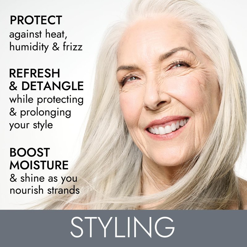 Silk Drops for Hair - Adds Shine & Softness | Lightweight Frizz Control, 4 fl oz
