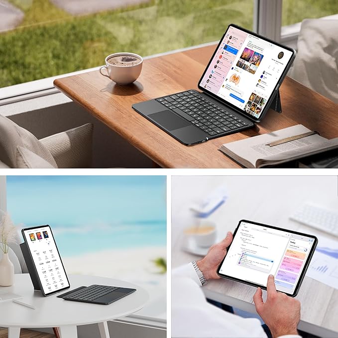 edaiser Detachable Keyboard Case for iPad Air 11 & 5th/4th Gen, Pro 11 inch