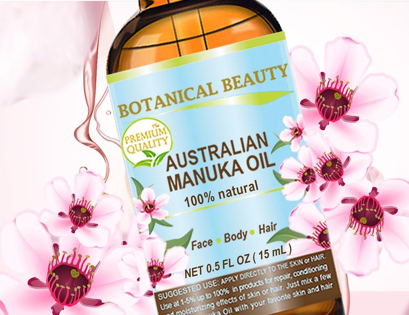 Botanical Beauty MANUKA OIL WILD GROWTH RAW 100% Natural VIRGIN UNREFINED Cold Pressed Carrier Oil. for Skin, Face, Hair, Lip and Nail Care Anti-Aging 1 Fl Oz - 30 ml