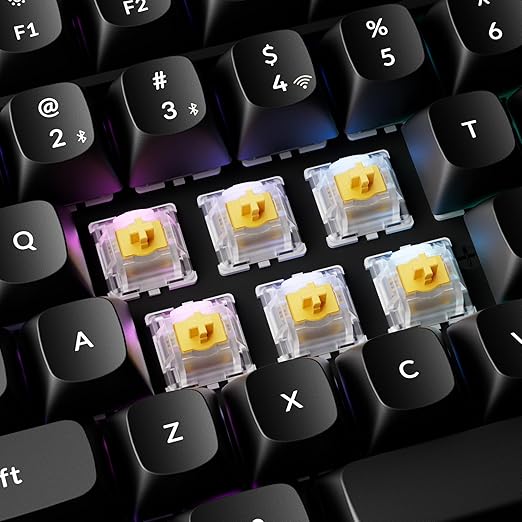 Keychron Magnetic Switches Dawn Linear - 110 PCS, 30gf, Pre-Lubed, 0.1mm Adjustable Actuation, Gateron Double-Rail Hall Effect, Compatible K/Q HE & Lemokey HE (NOT for 8K HE Models)
