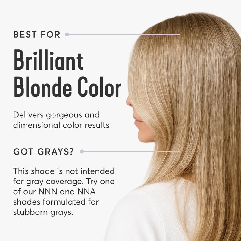 Madison Reed Radiant Hair Color Kit - 9.5NNA Medium Neutral Blonde (Bellagio Blonde), Permanent Hair Dye for Resistant Grays, 100% Gray Coverage | PPD-Free & Ammonia-Free, 1 Pack