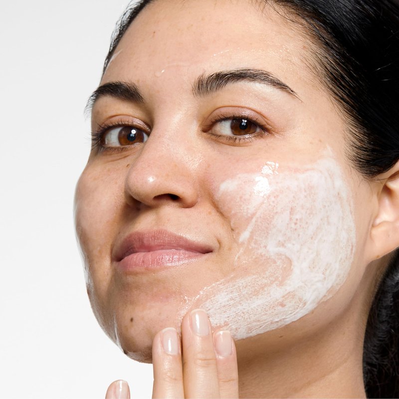 Clinique All About Clean Liquid Facial Soap | Gentle Face Cleanser For Oily Skin | Type 3 & 4 Face Wash | Step 1 in 3-Step Skin Care Routine, 6.7 Fl Oz