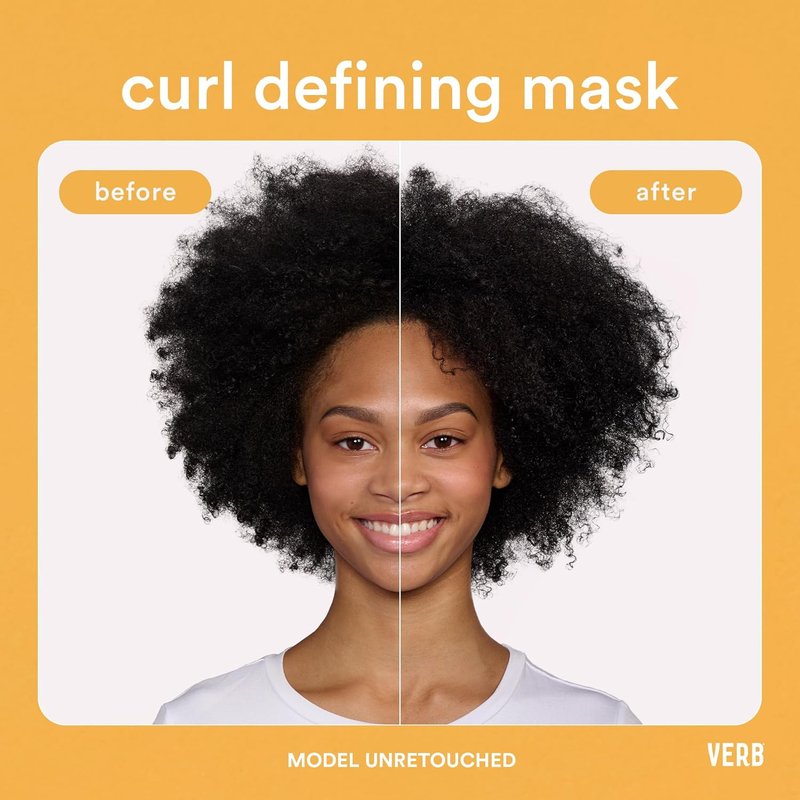 Curl Defining Mask - Enhance Curl Definition & Retention | Moisturizing, Vegan Formula, No Parabens or Sulfates