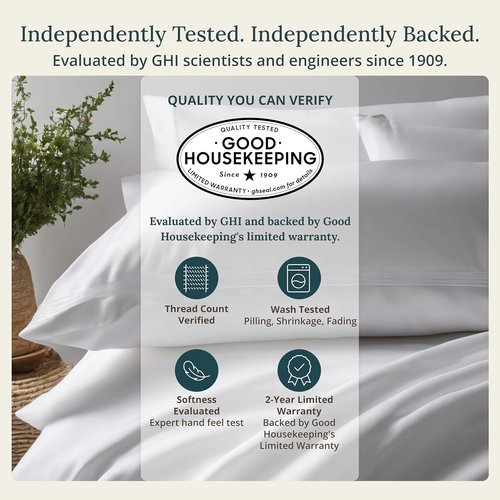 California Design Den Luxuriously Soft 600 Thread Count Cotton Pillowcase Set - Seafoam, Fits Standard & Queen Pillows