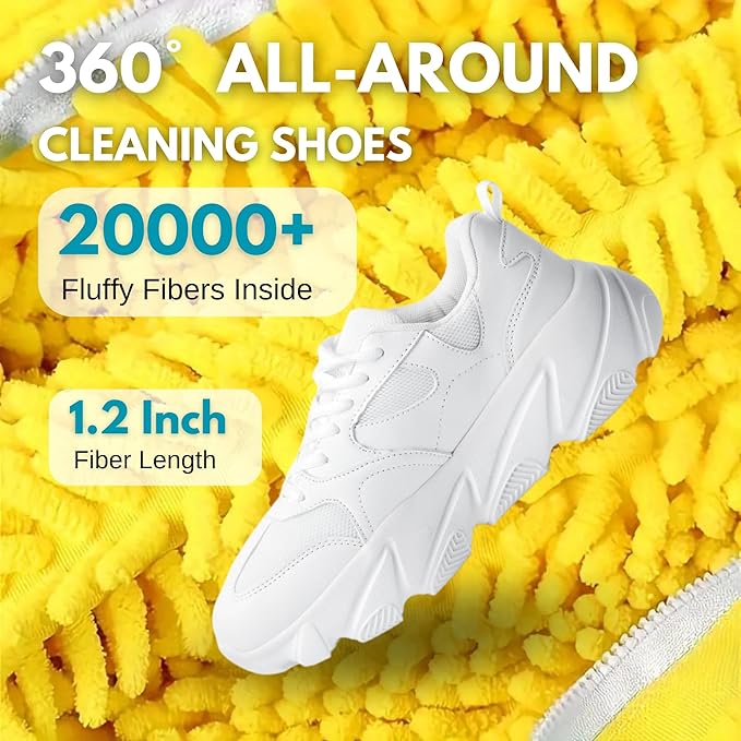 XXL Shoe Bag for Washing Machine - 2PCS Reusable shoe laundry bag for washer and dryer, 360Â° Premium Protective Shoe Washing Machine Bag for Sneakers, Slippers, Gym & All Type of Shoes (YELLOW)