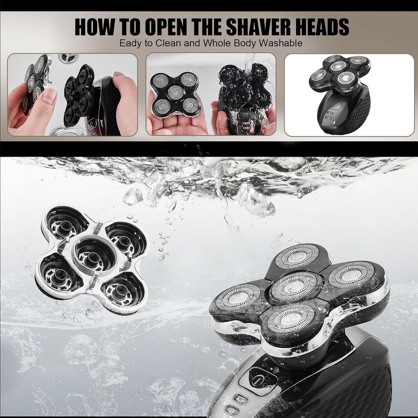 Pro Head Shaver Replacement Blades Compatible with Remington Balder Pro Head Shaver Model XR7000,Precision Electric Shaving for Bald Men. (1pack)