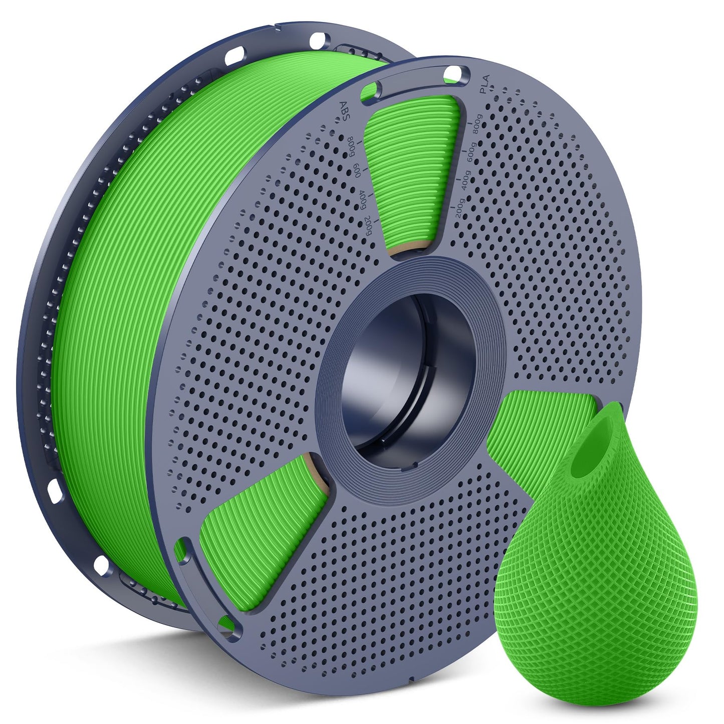 SUNLU 3D Printer Filament PETG Filament 1.75mm,Less Stringing Good Layer Adhesion High Toughness,PETG Filament 1.75 ±0.02mm,1kg Spool(2.2lbs),1kg,Green