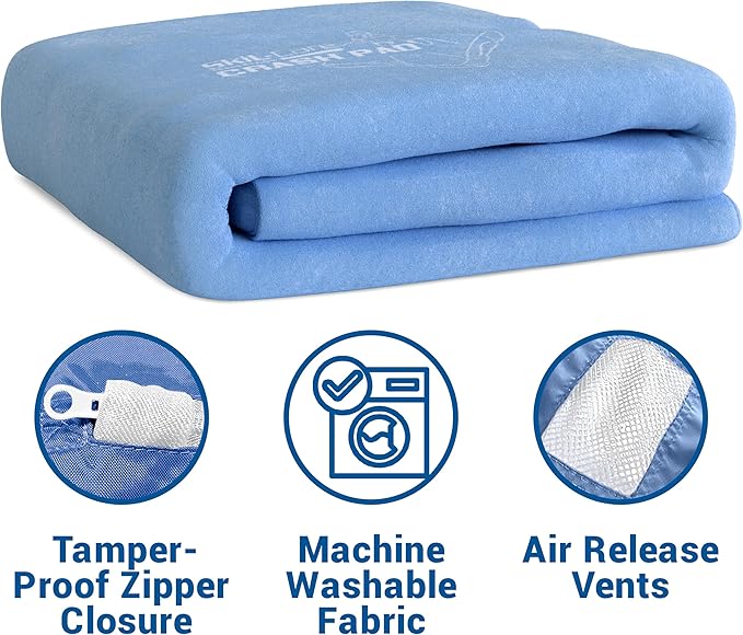 Skil-Care Crash Pad Replacement Cover, Cozy Cloth Fabric, Sensory Pad Cover Only, Soft Durable and Washable Fabric, Available 3'x4' 5'x5' 6'x8' 8'x8' Crash Mats, Cover Only