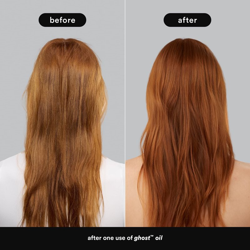VERB Ghost Oil, 4 fl oz- Weightless Hair Oil for Fine to Medium Hair – Smooths Frizz, Adds Shine – No Parabens, Gluten or Harmful Sulfates, (Pack of 2)